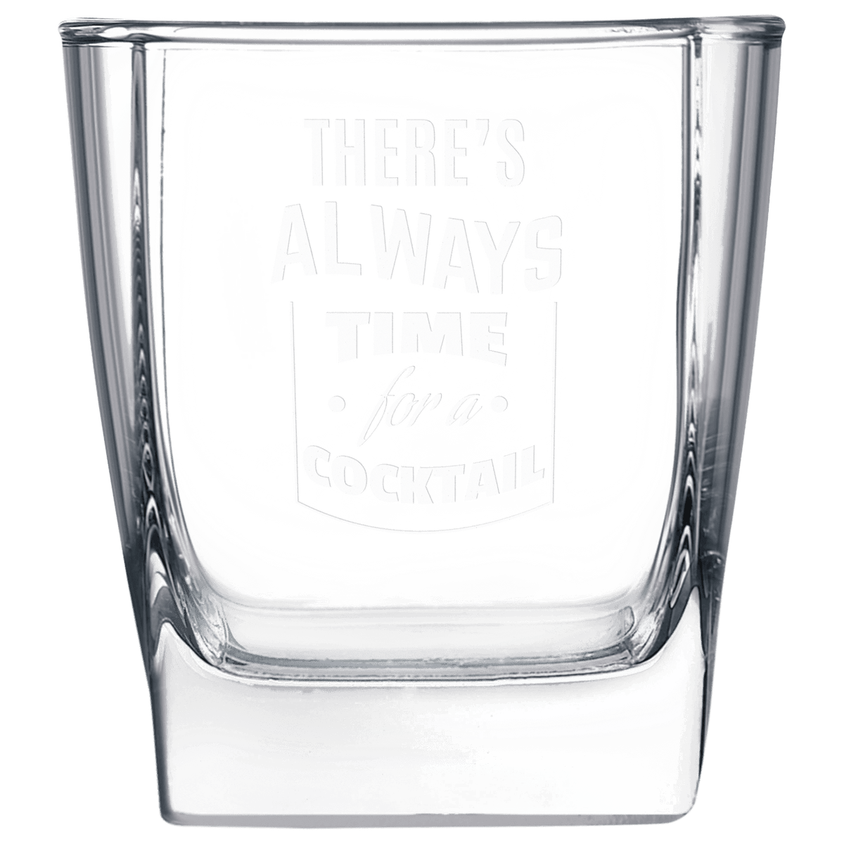 10.5 oz Square On the Rocks Glass