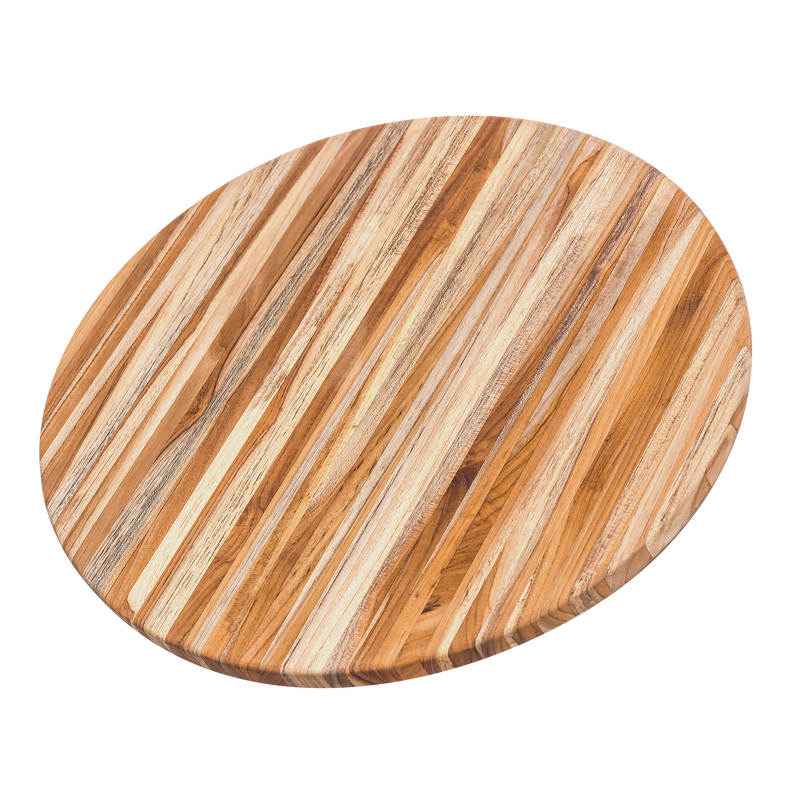 Round Teak Cutting & Serving Board, Large