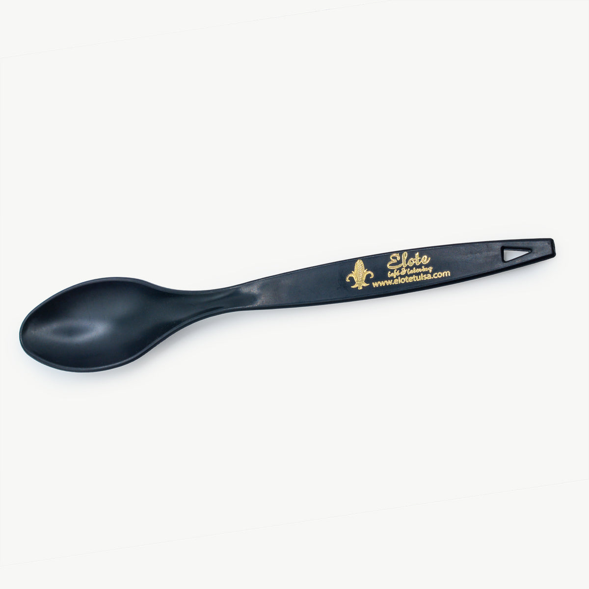 Customizable plastic spoon 10in by LoTech Sales