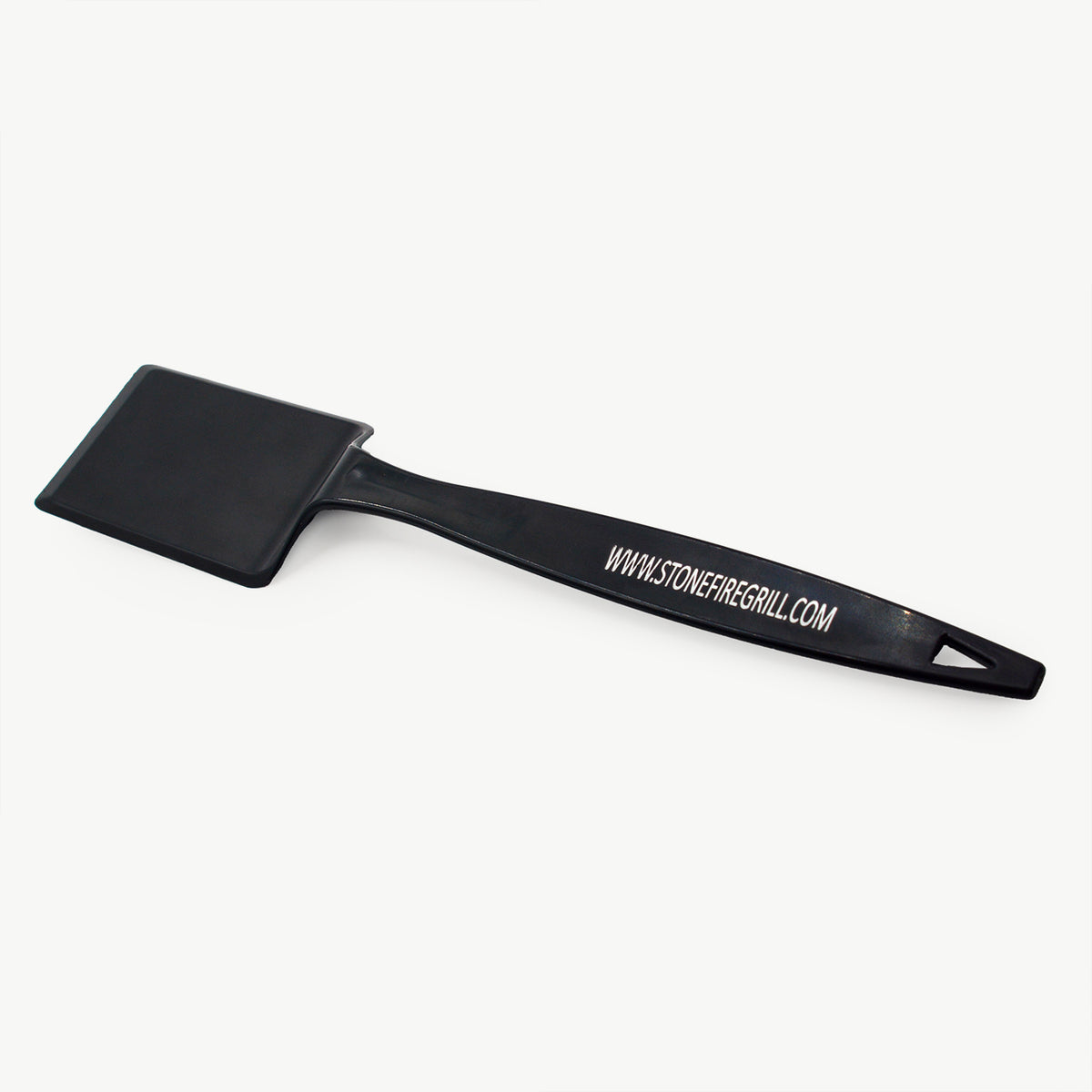 Customizable small plastic spatula by LoTech Sales  with hot stamp foil customization
