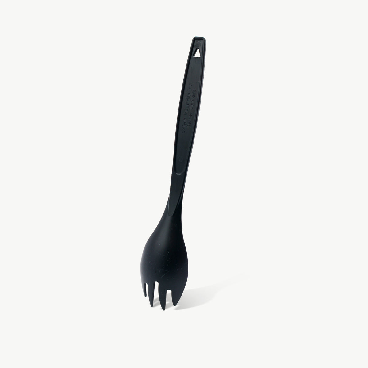 Customizable plastic serving fork 12in from LoTech Sales