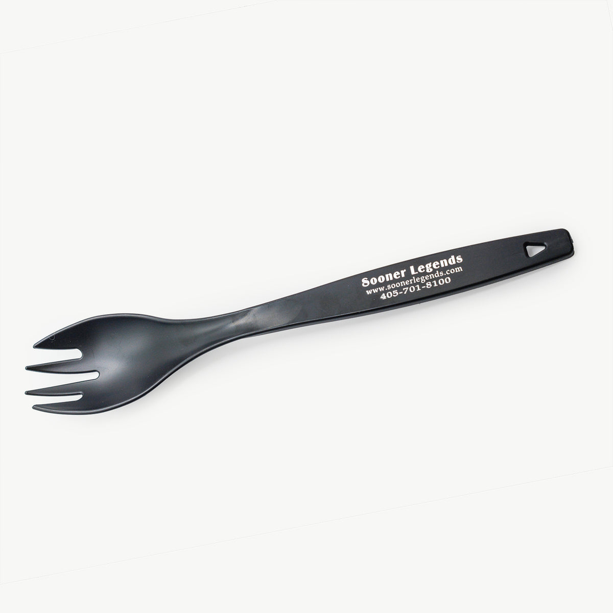 Customizable plastic serving fork 12in from LoTech Sales
