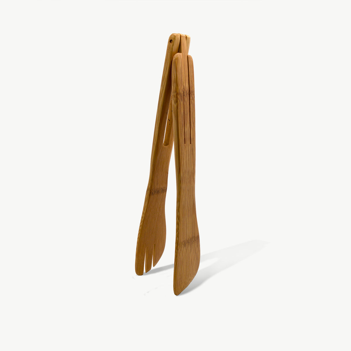 12" Bamboo Salad Tongs