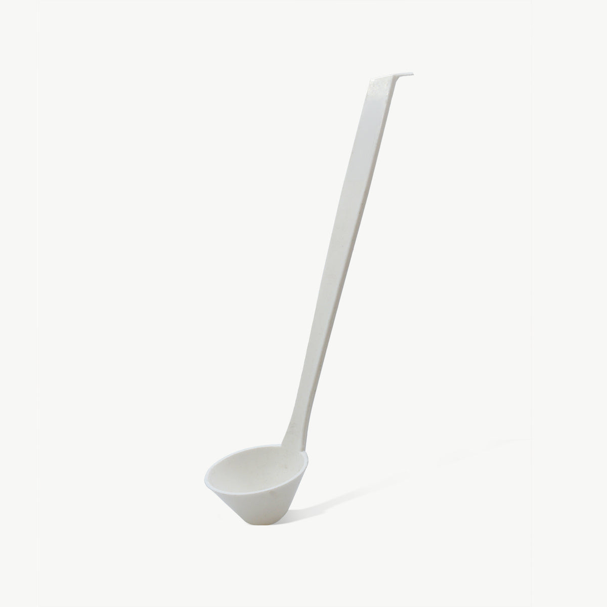 Customizable white 1oz Ladle by LoTech Sales