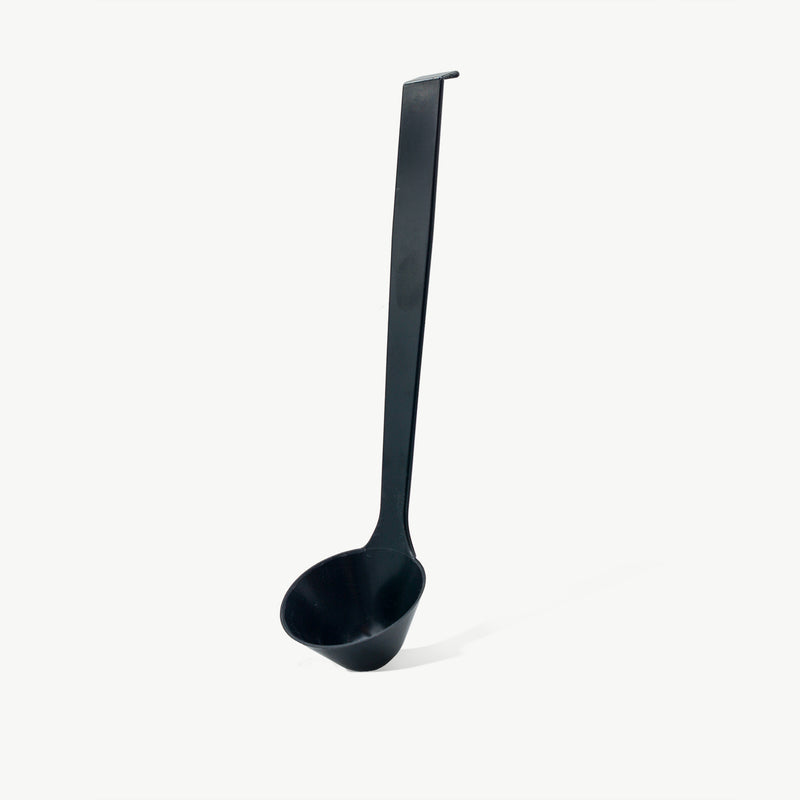Customizable 2oz black ladle from Lotech Sales