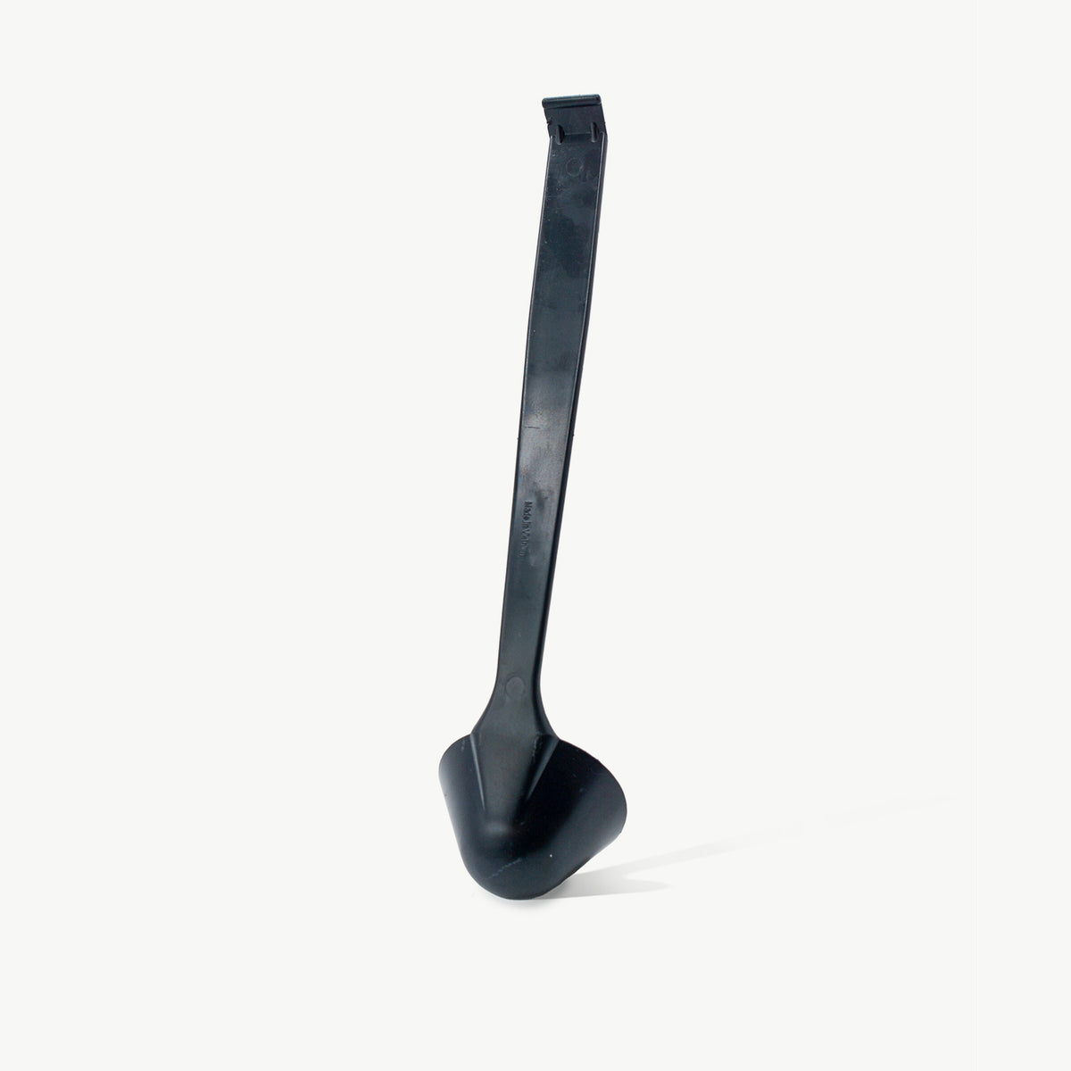 Customizable 2oz black ladle from Lotech Sales