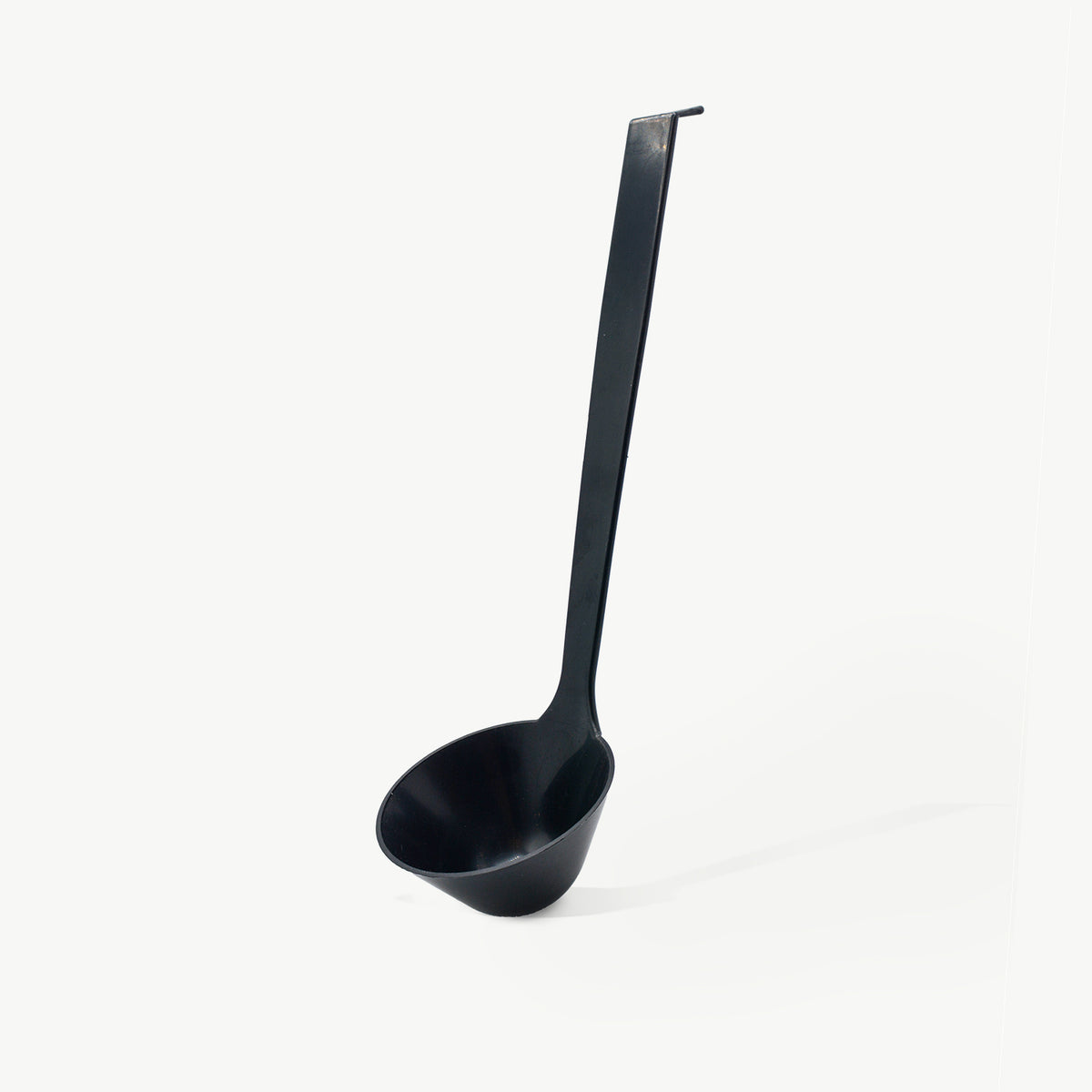 Customizable 4oz black Ladle by LoTech Sales