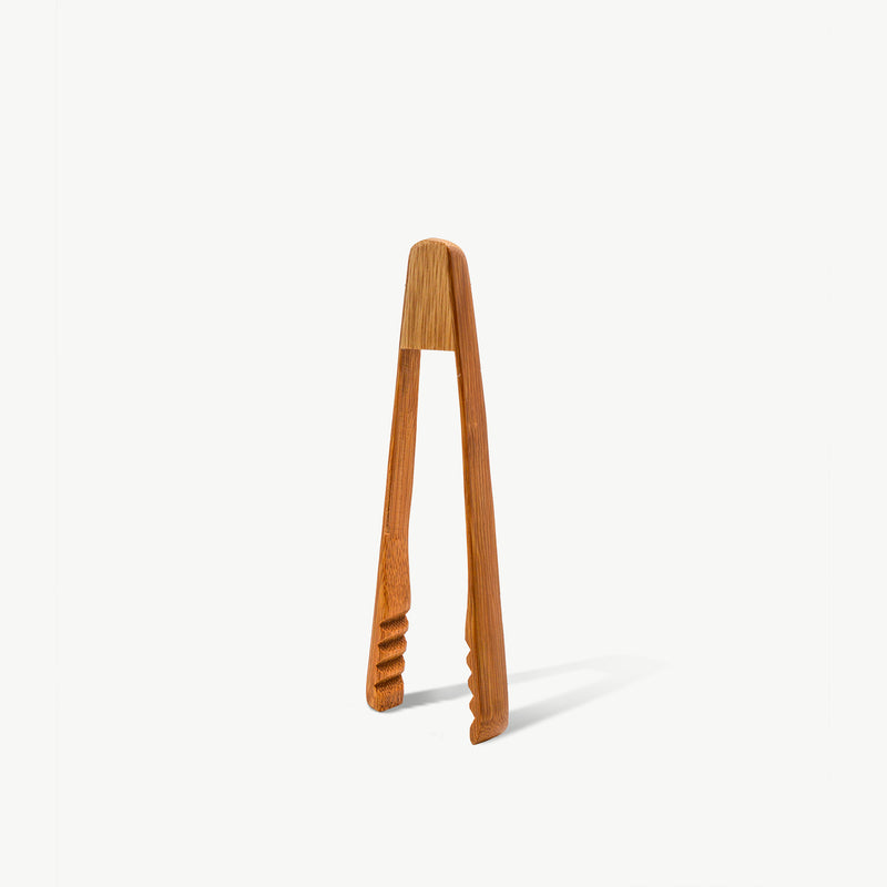 6" Bamboo Tongs