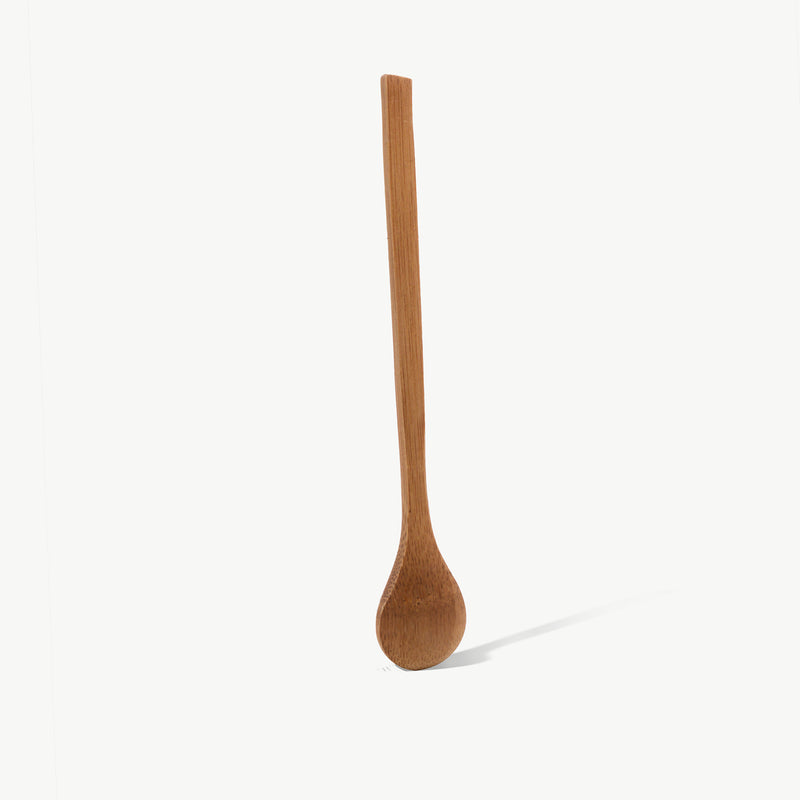 7" Bamboo Condiment Spoon
