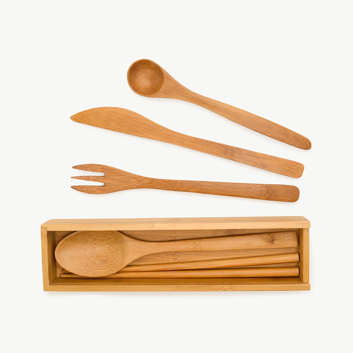 Bamboo Cutlery Box