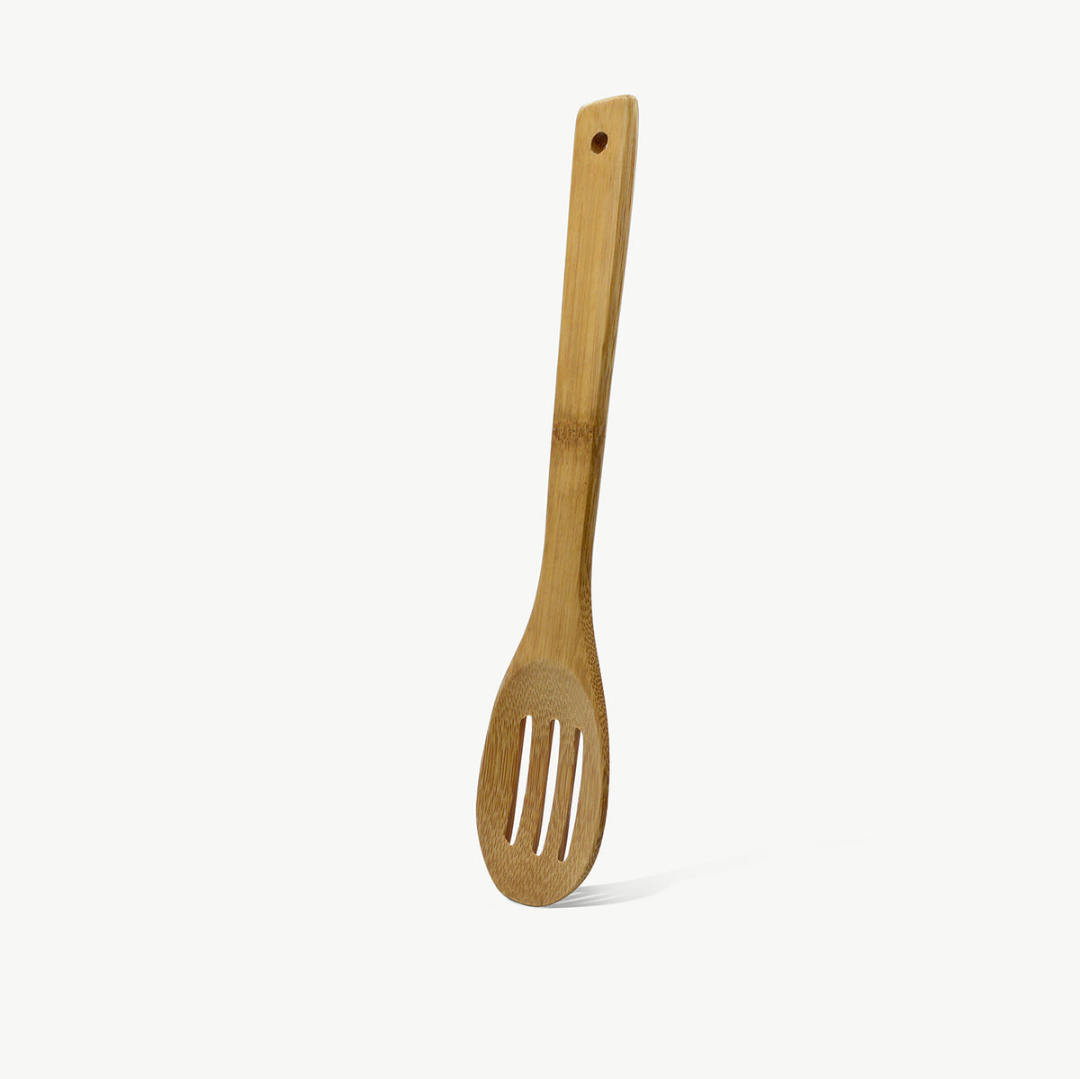 12" Bamboo Slotted Spoon