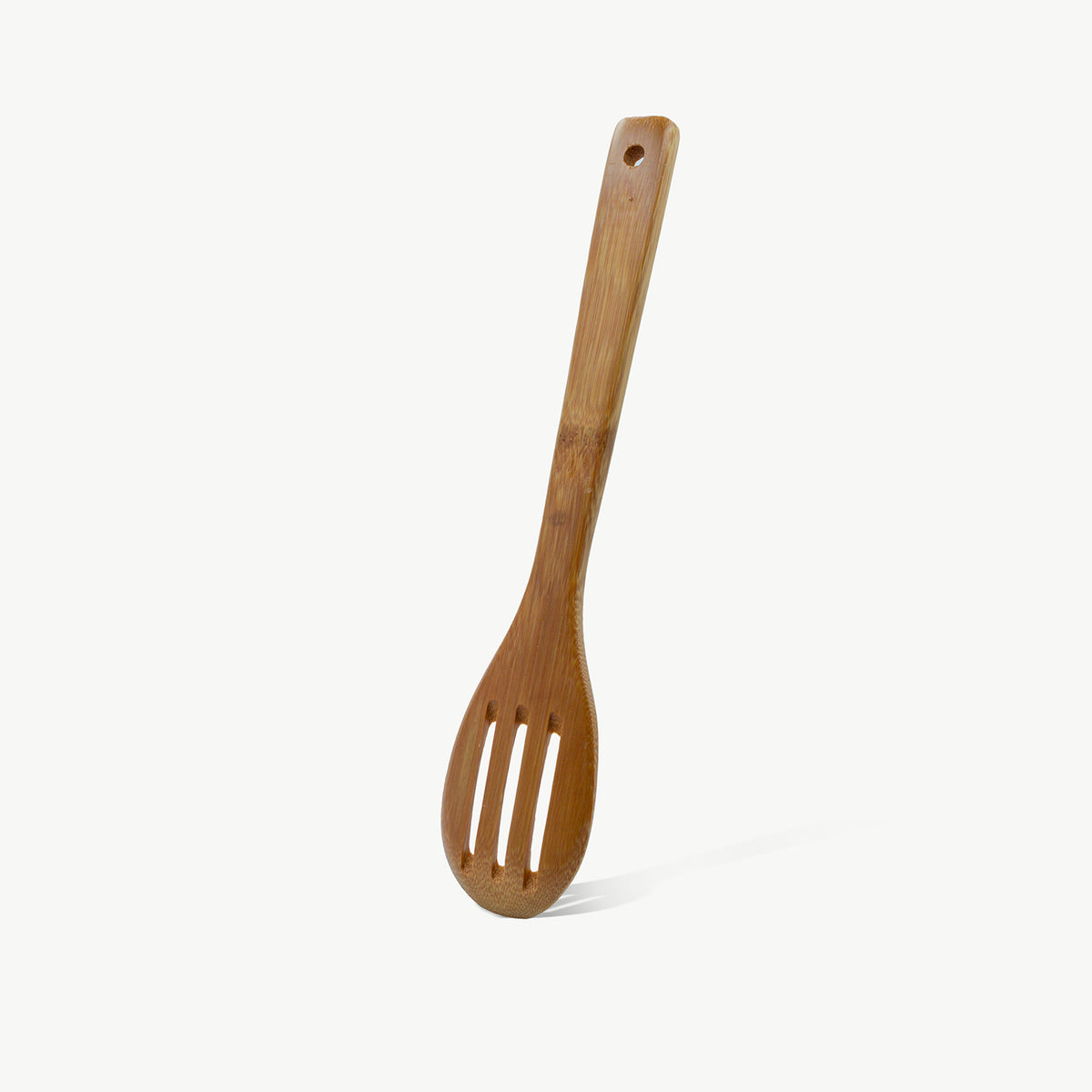 12" Bamboo Slotted Spoon