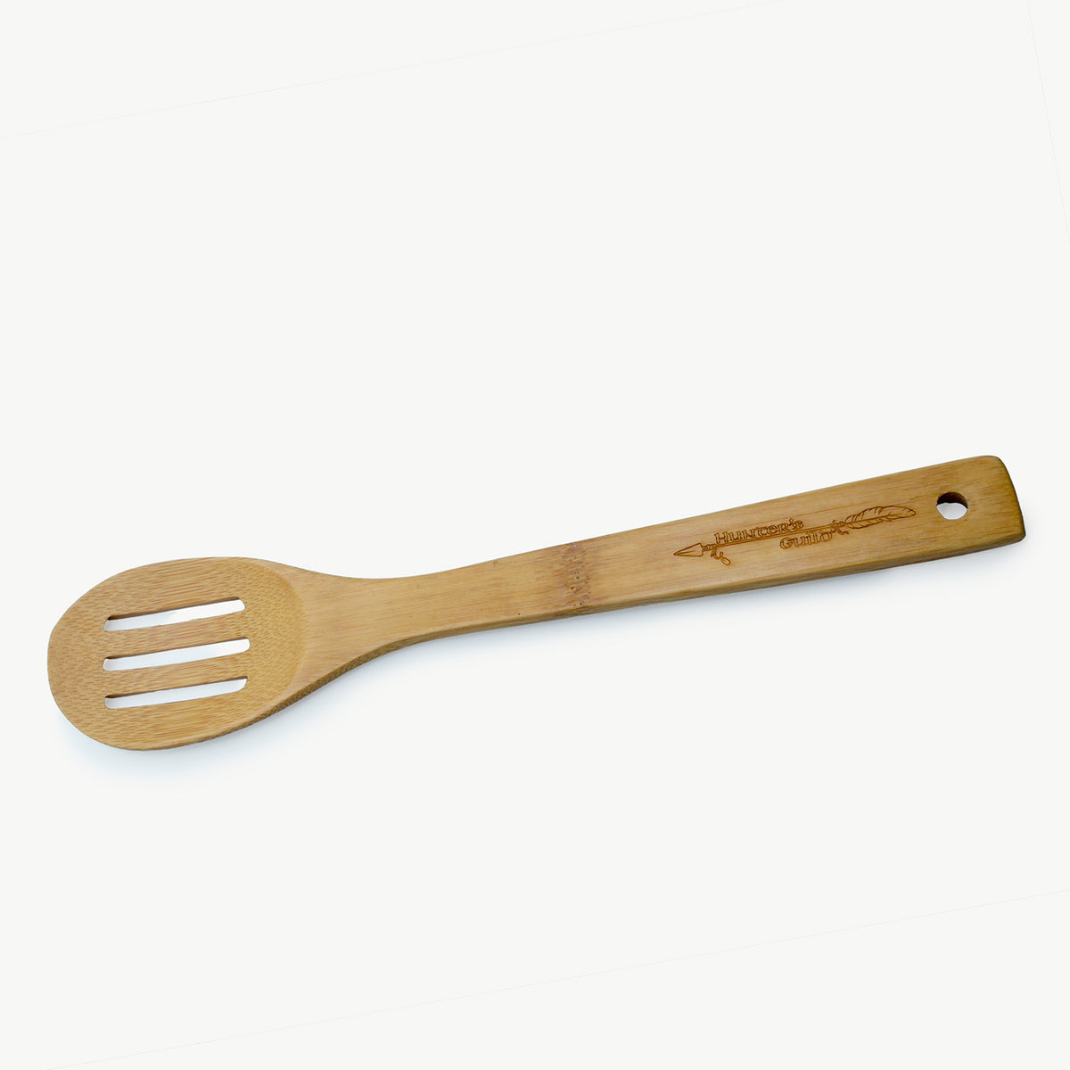 12" Bamboo Slotted Spoon