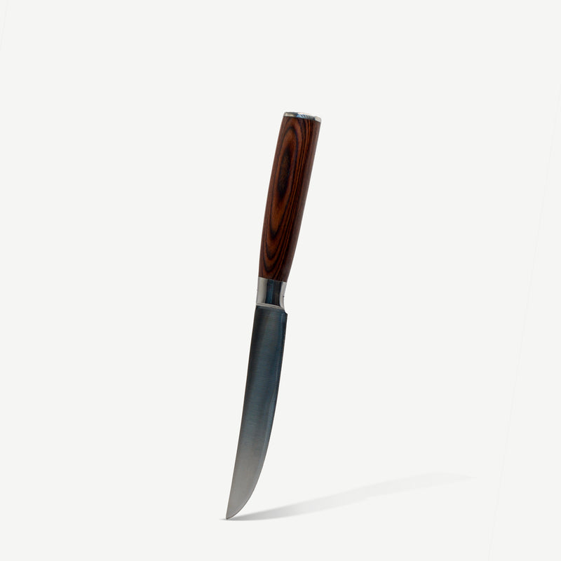 LoTech Sales 10.5" pakka wood handle steak knife
