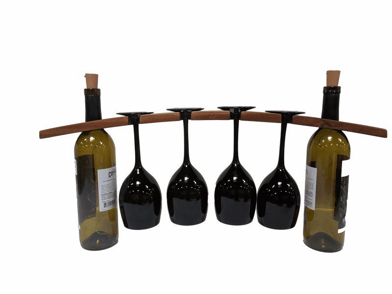 Acacia Floating Wine Glass Holder