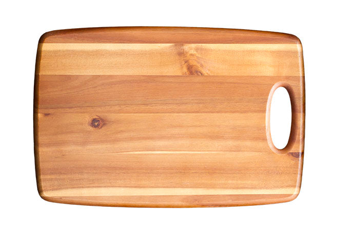 Acacia Large Cutting Board with Cut-Out Handle